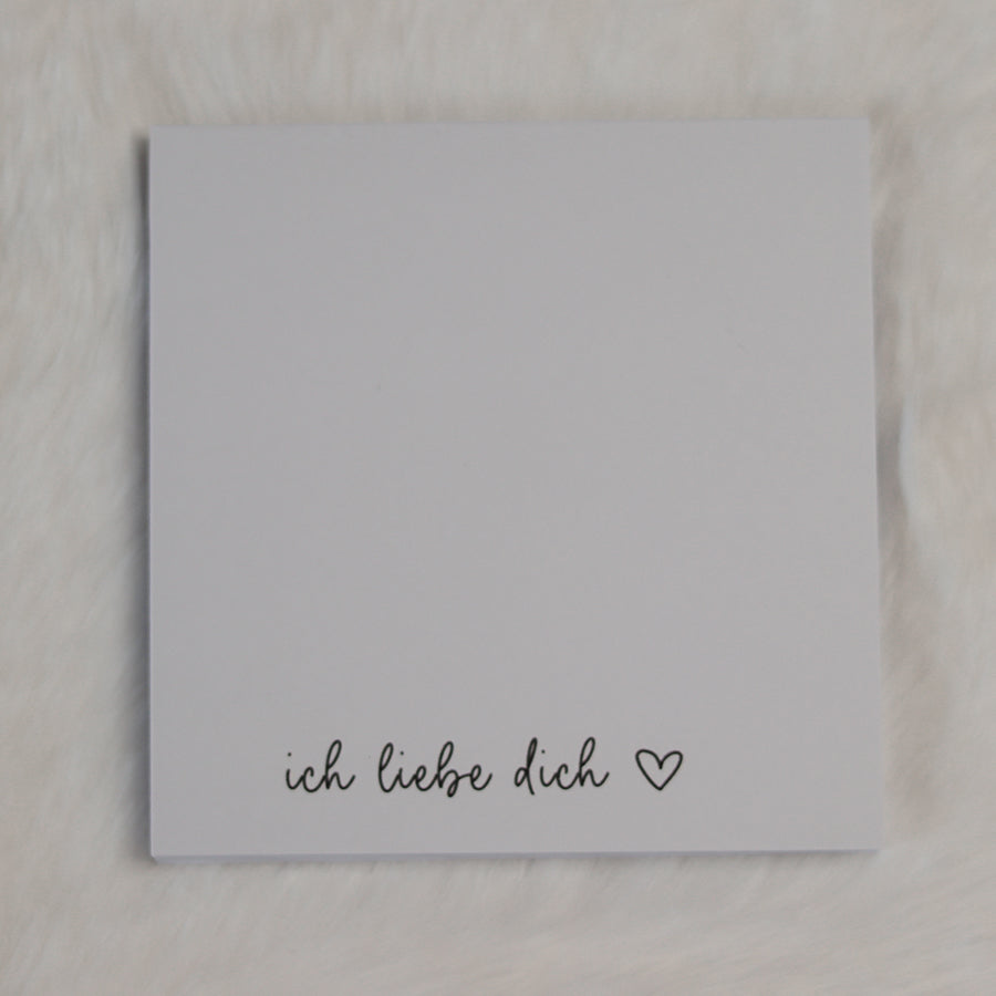 Mini-Notizen Ich liebe dich DE