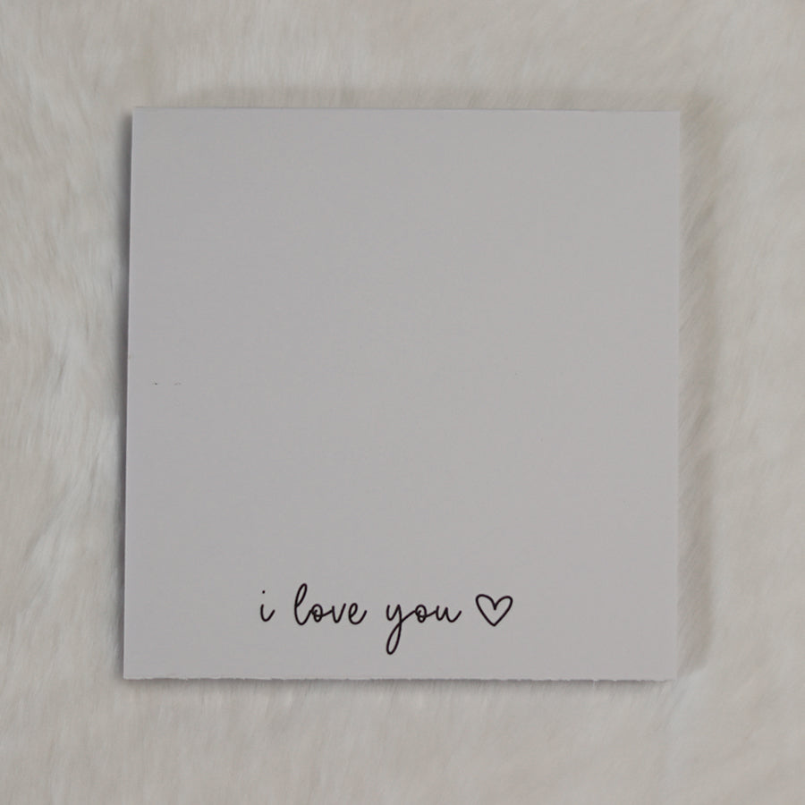 Mini-Notizen Ich liebe dich EN