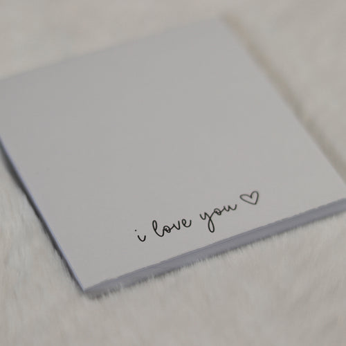 Mini-Notizen Ich liebe dich EN