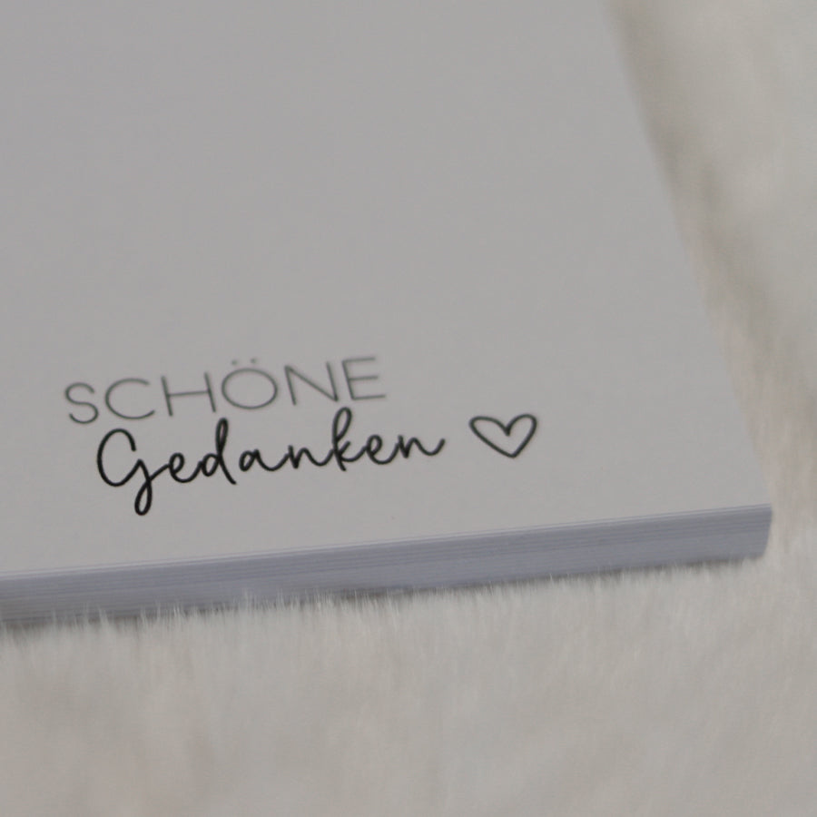 Mini-Notizen Schöne Gedanken 50 Blatt