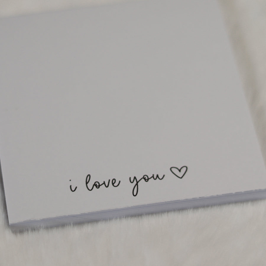 Mini-Notizen Ich liebe dich EN