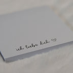 Mini-Notizen Ich liebe dich DE