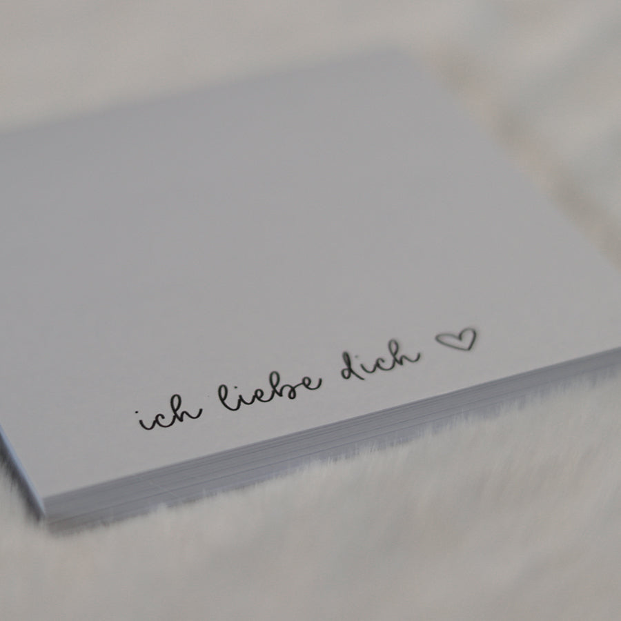 Mini-Notizen Ich liebe dich DE