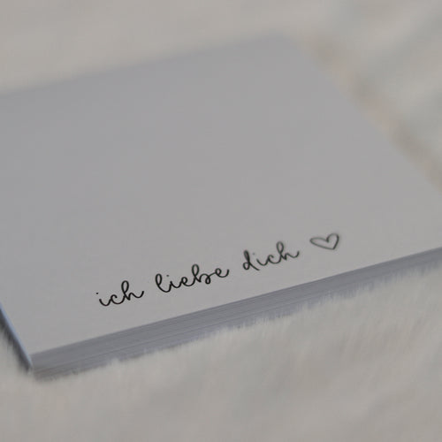 Mini-Notizen Ich liebe dich DE