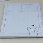 Notizblock A5 Hase Handgemacht