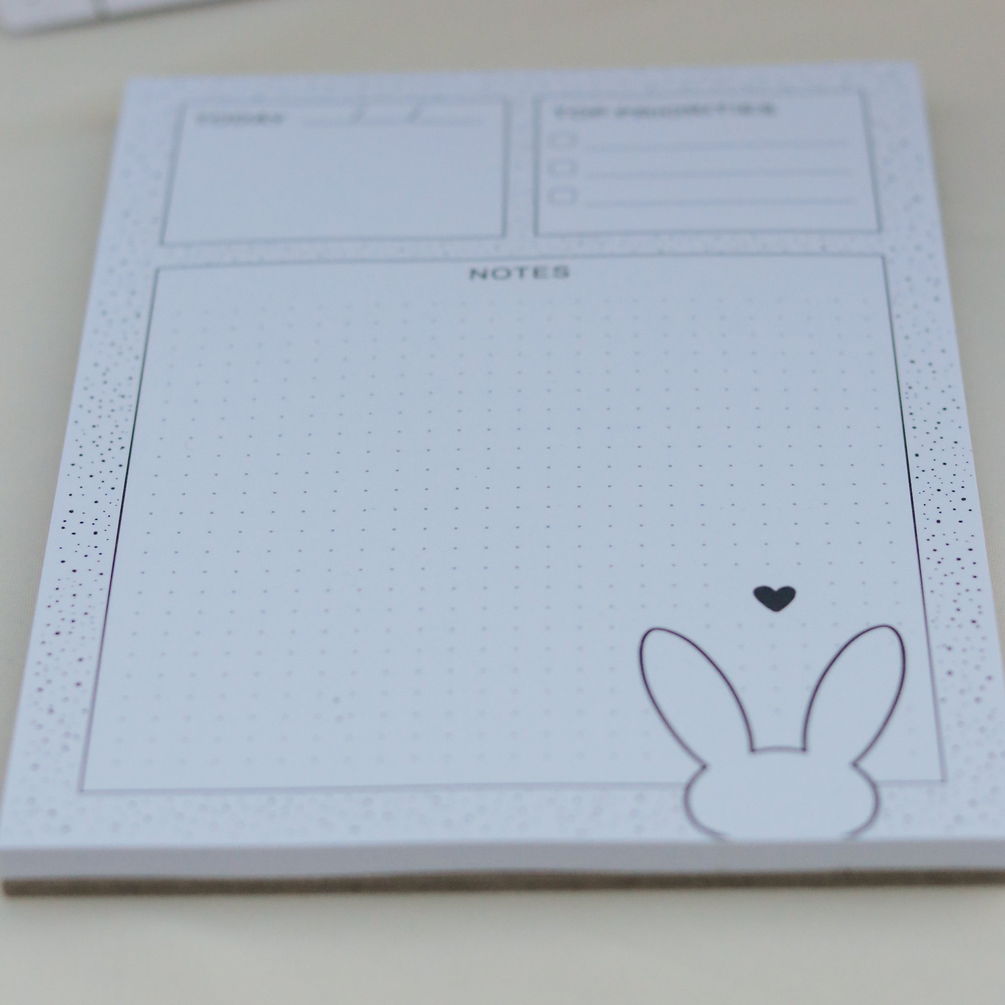 Notizblock A5 Hase Handgemacht