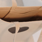 Tasche mit Herz Beige