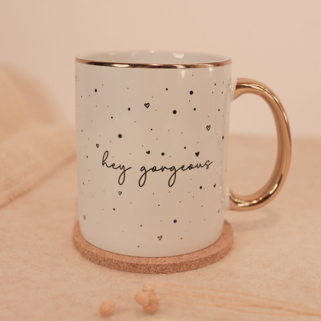 Gorgeous Tasse mit Goldrand