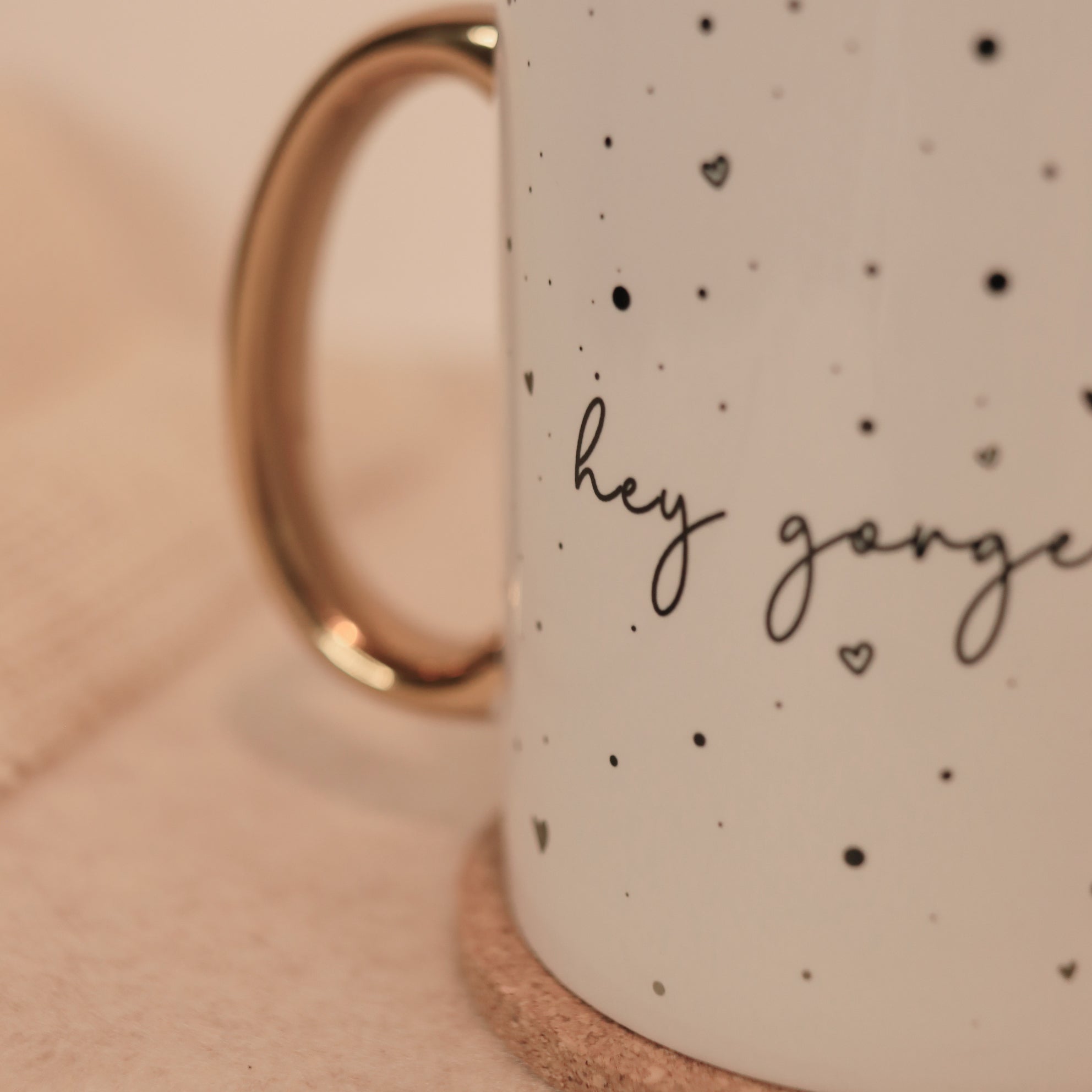 Gorgeous Tasse mit Goldrand