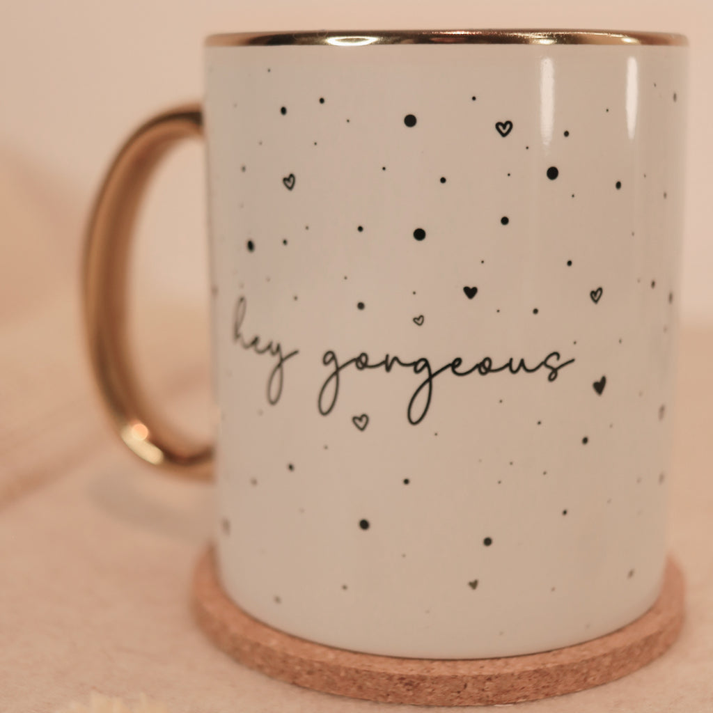 Gorgeous Tasse mit Goldrand