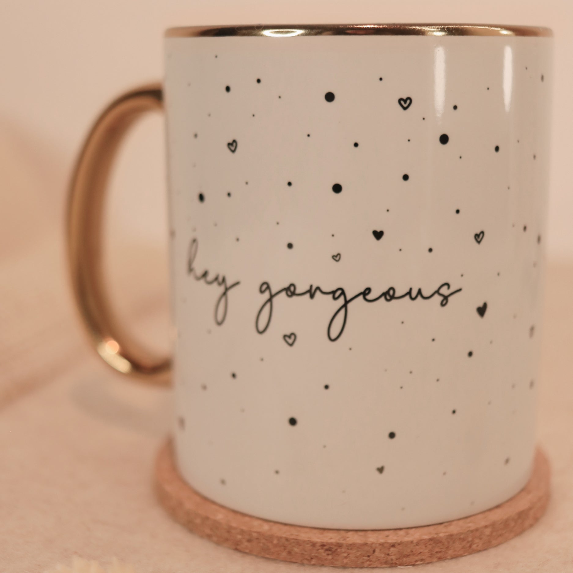 Gorgeous Tasse mit Goldrand
