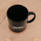 Tasse Dreams / Hard Work in Schwarz