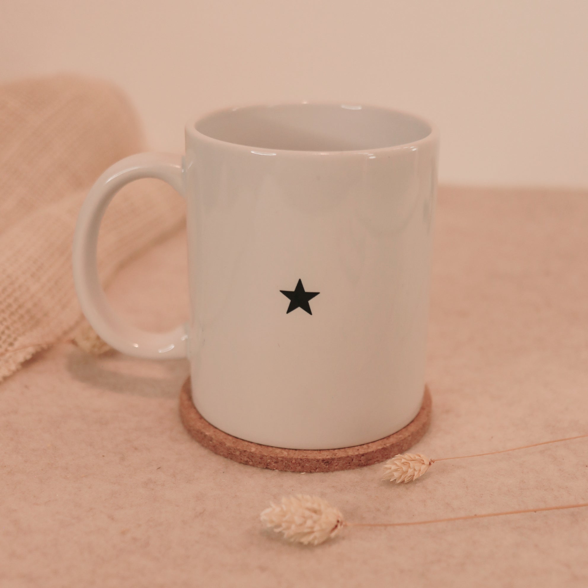 Rosa Herzen Tasse
