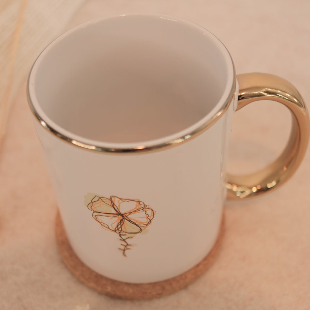 Golden Bloom Tasse