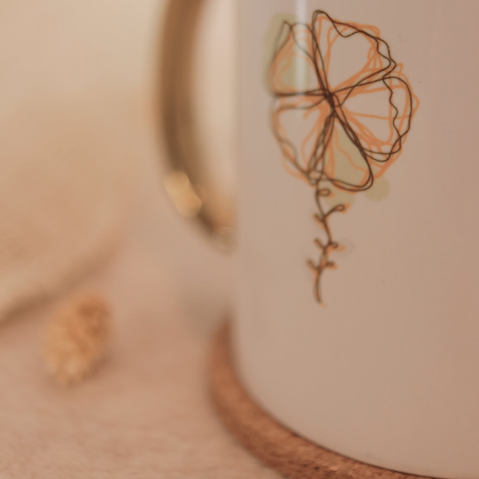 Golden Bloom Tasse