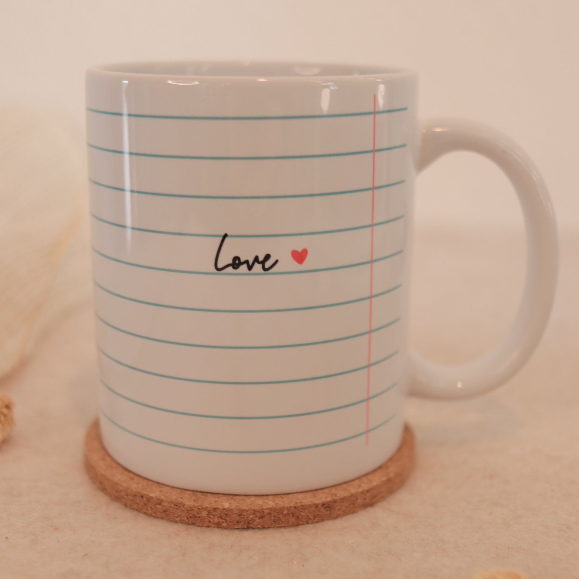 Love Notizblock Tasse