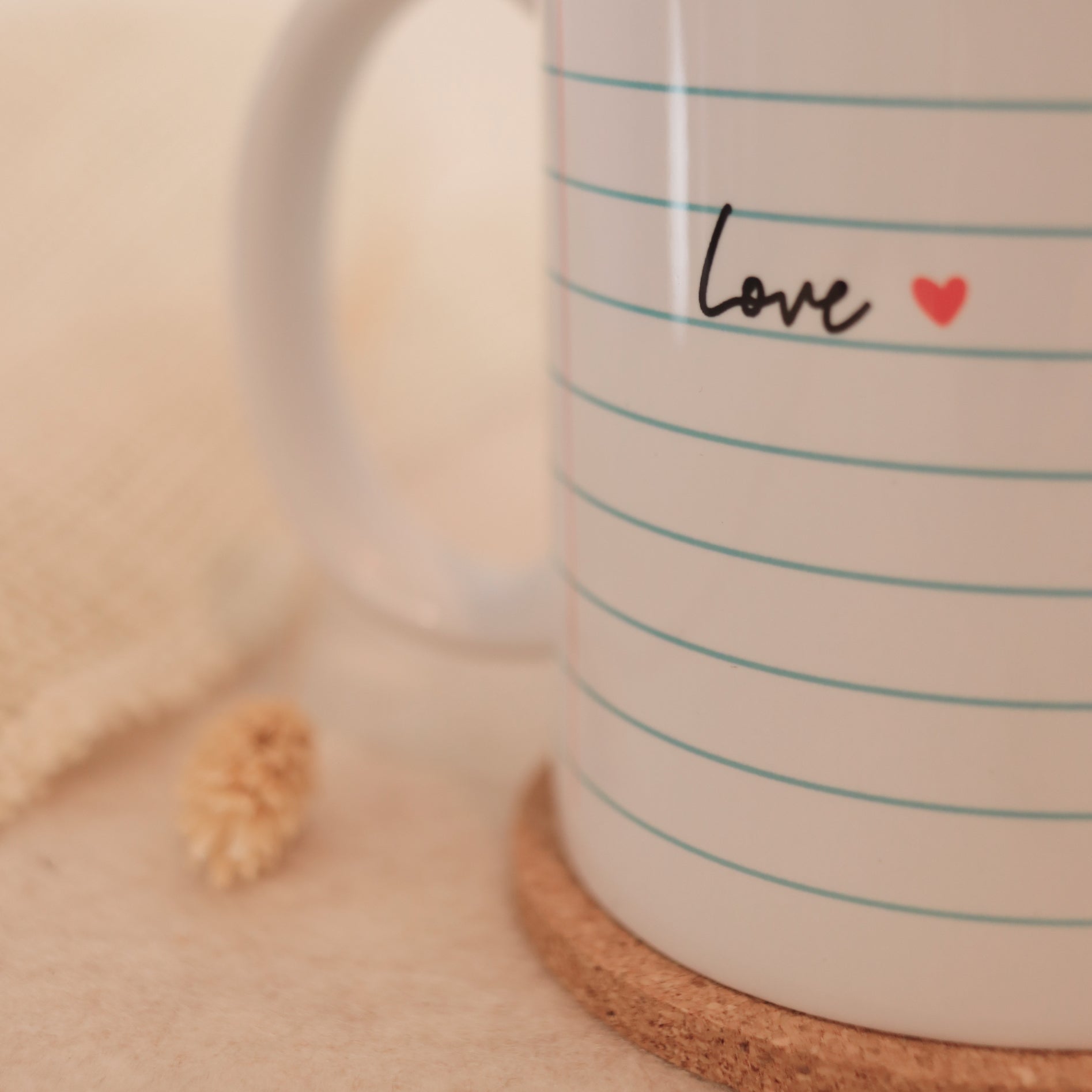Love Notizblock Tasse