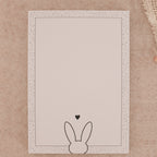 Notizblock A6 Hase Handgemacht