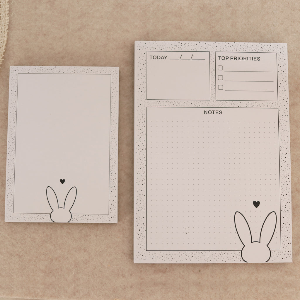 Notizblock A5 Hase Handgemacht