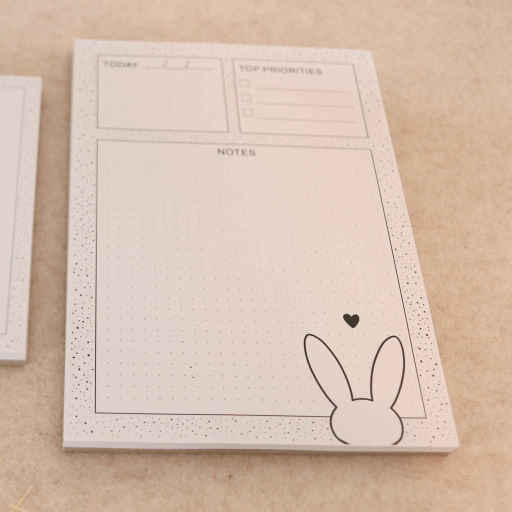 Notizblock A5 Hase Handgemacht