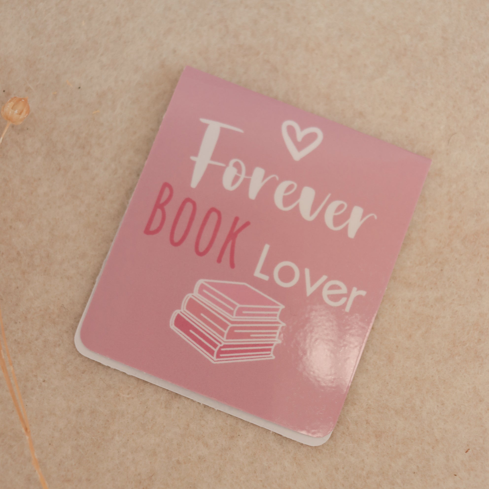 Book Lover Magnetisches Lesezeichen Handgemacht