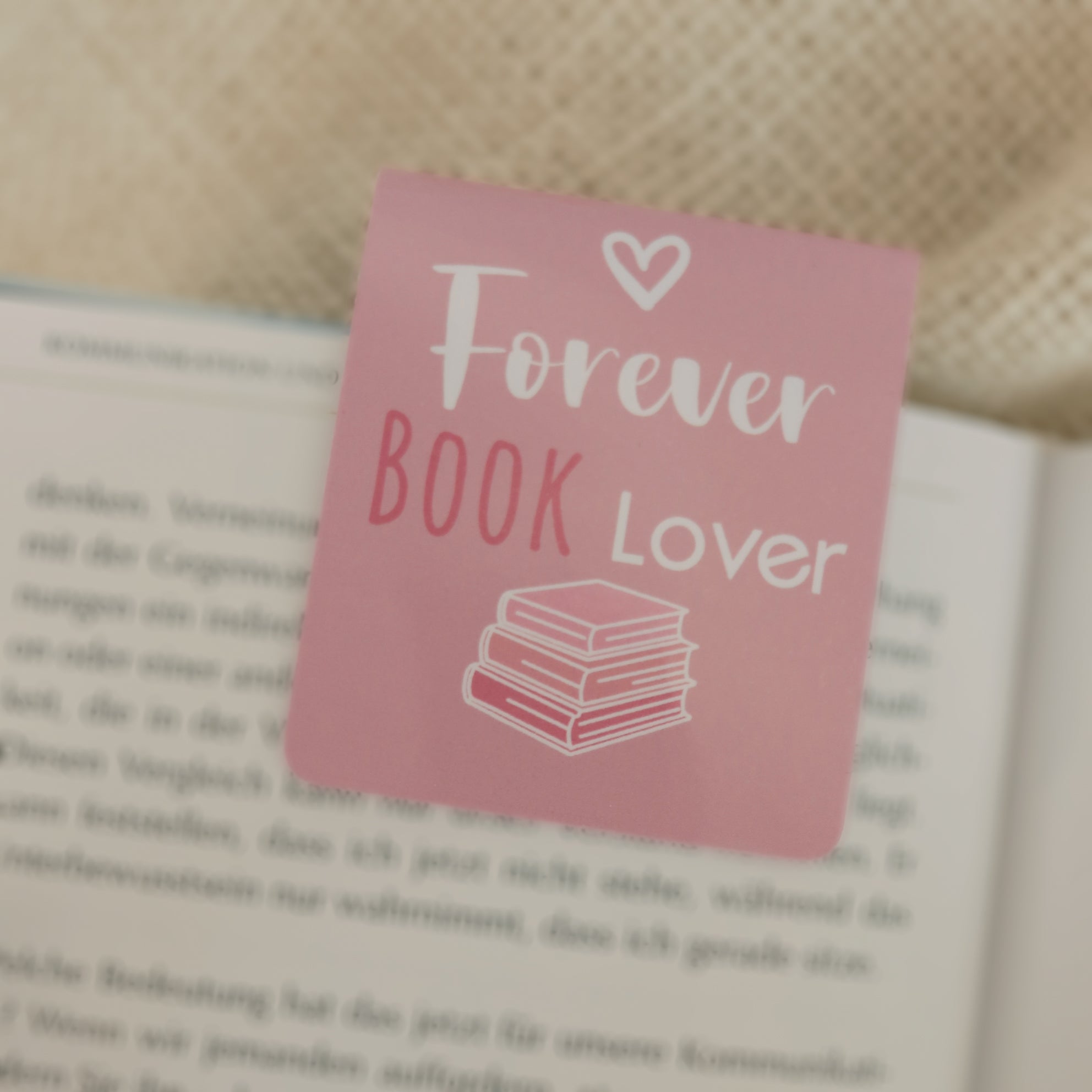 Book Lover Magnetisches Lesezeichen Handgemacht