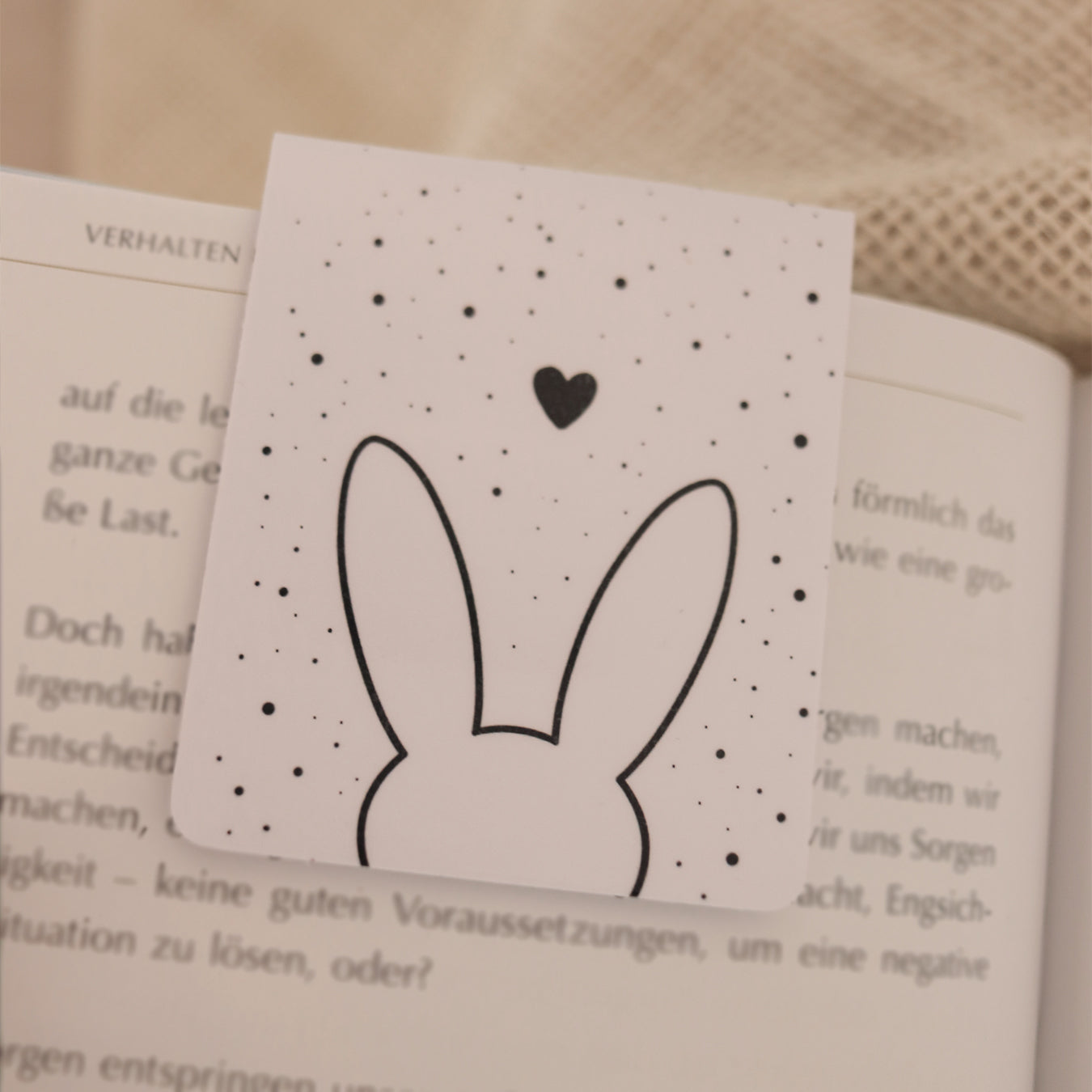Magnetisches Lesezeichen Hase