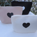 Herz Tasche Beige