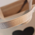 Tasche mit Herz Beige