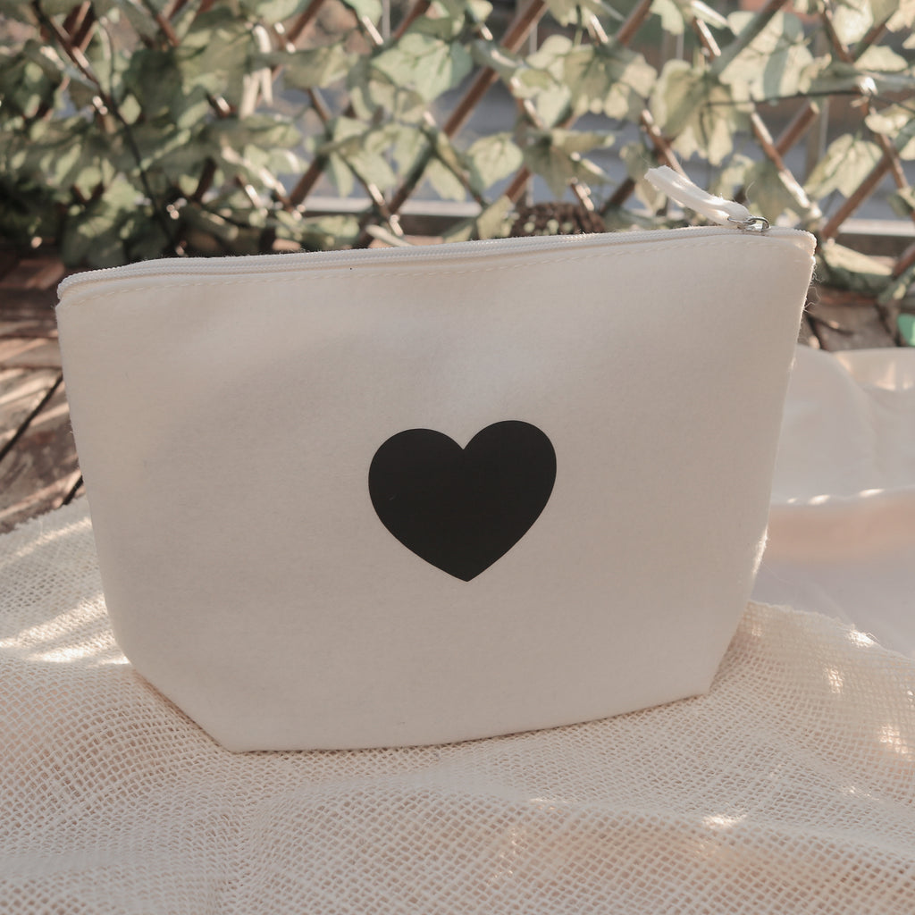 Herz Tasche Weiß