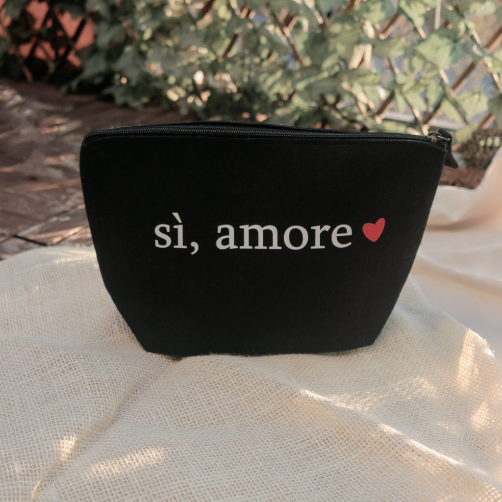 Sì Amore Tasche Schwarz