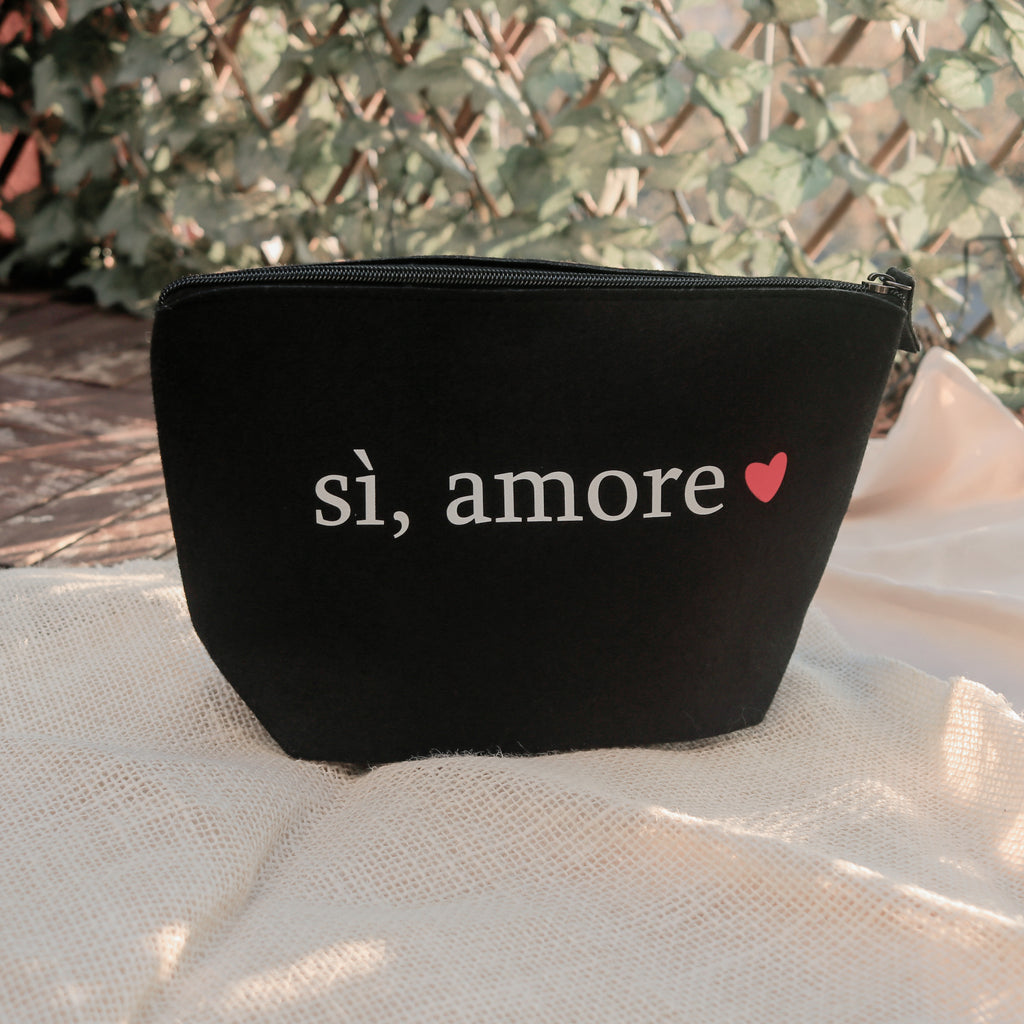 Sì Amore Tasche Schwarz