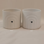 Keramikvase mit Herz