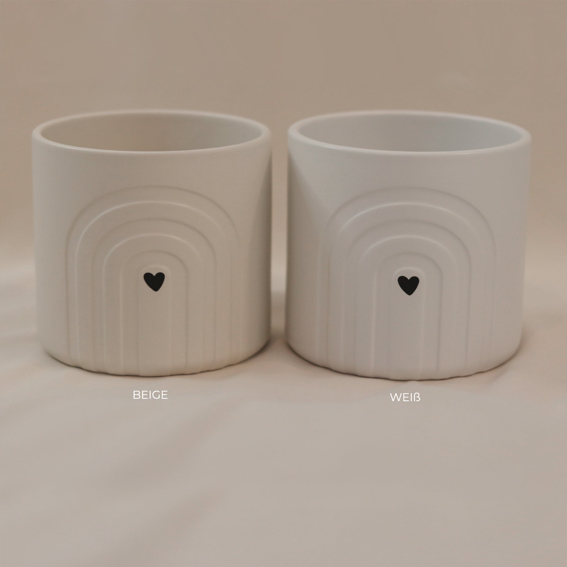 Keramikvase mit Herz