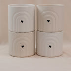 Keramikvase mit Herz