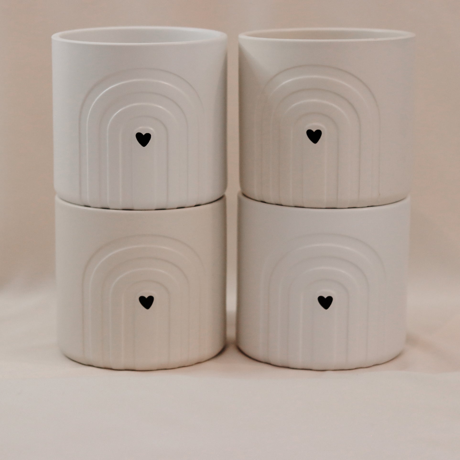 Keramikvase mit Herz
