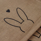 Jutetasche Hase