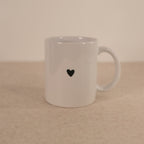 Tasse mit Herz Weiß