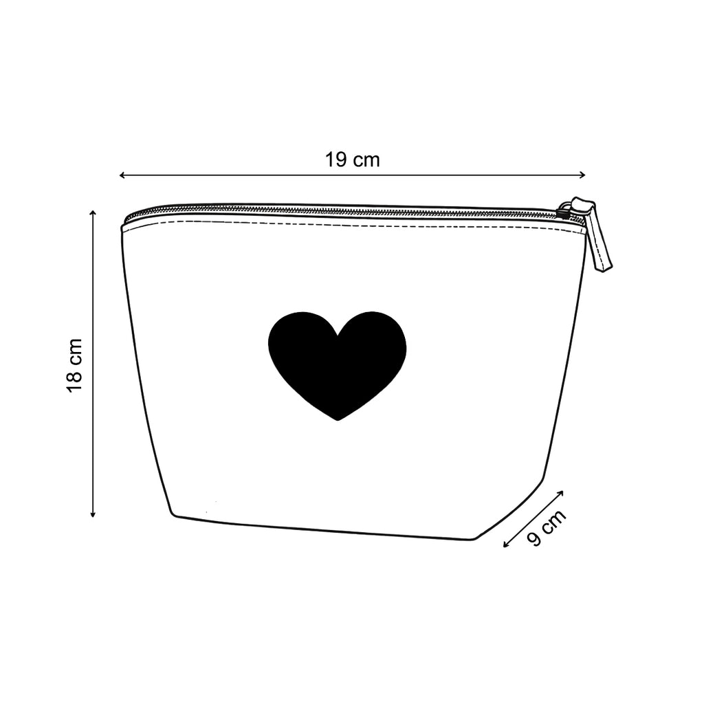 Herz Tasche Weiß