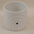 Keramikvase mit Herz