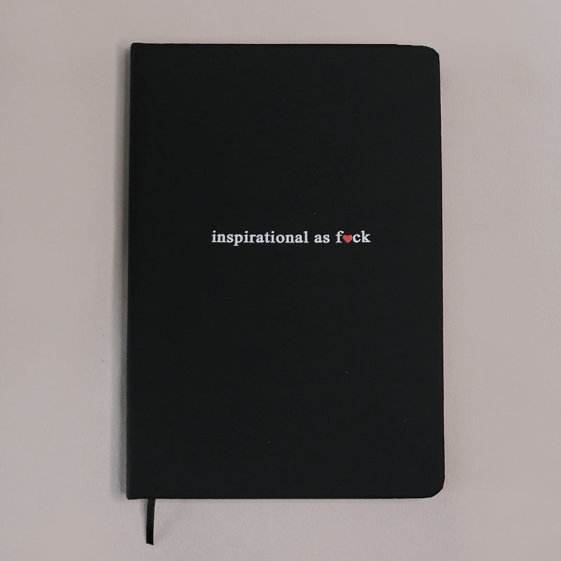 Notizbuch Inspirational Schwarz