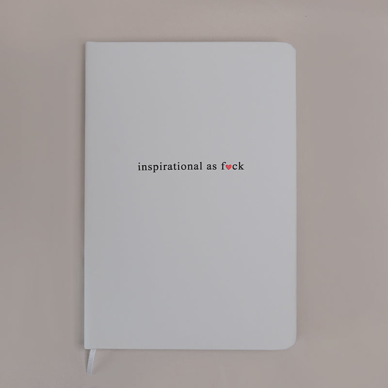 Notizbuch Inspirational Weiß A5