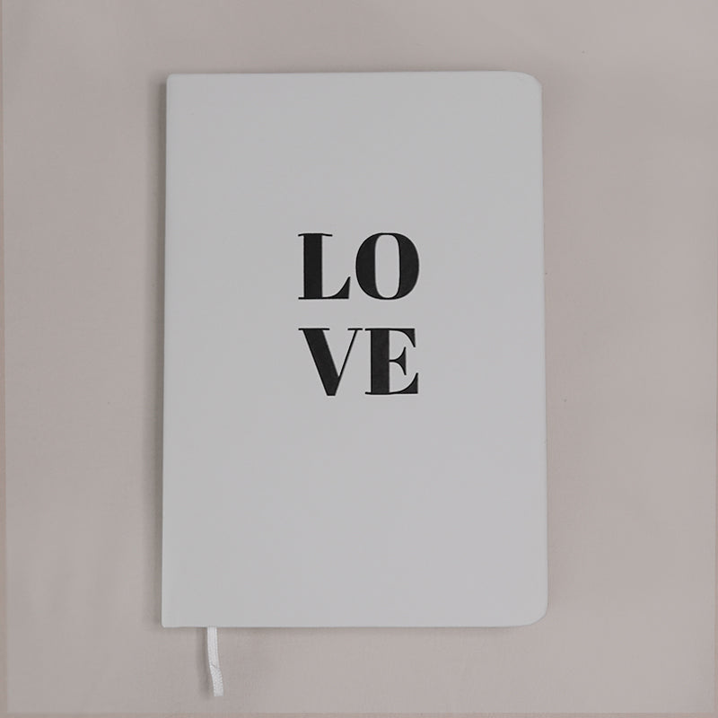 Notebook Love White A5