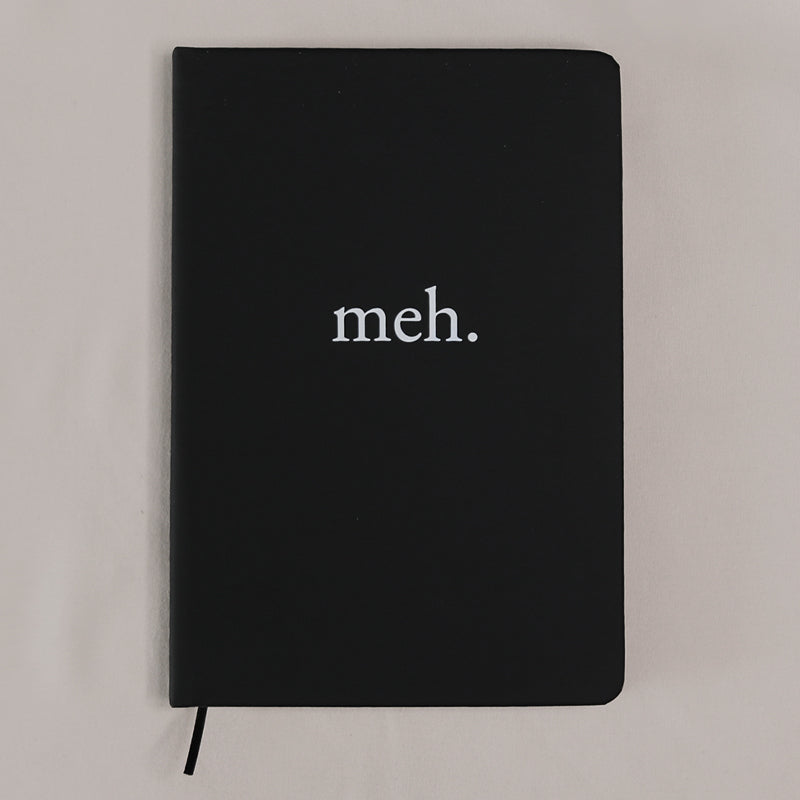 Notizbuch Meh Schwarz A5