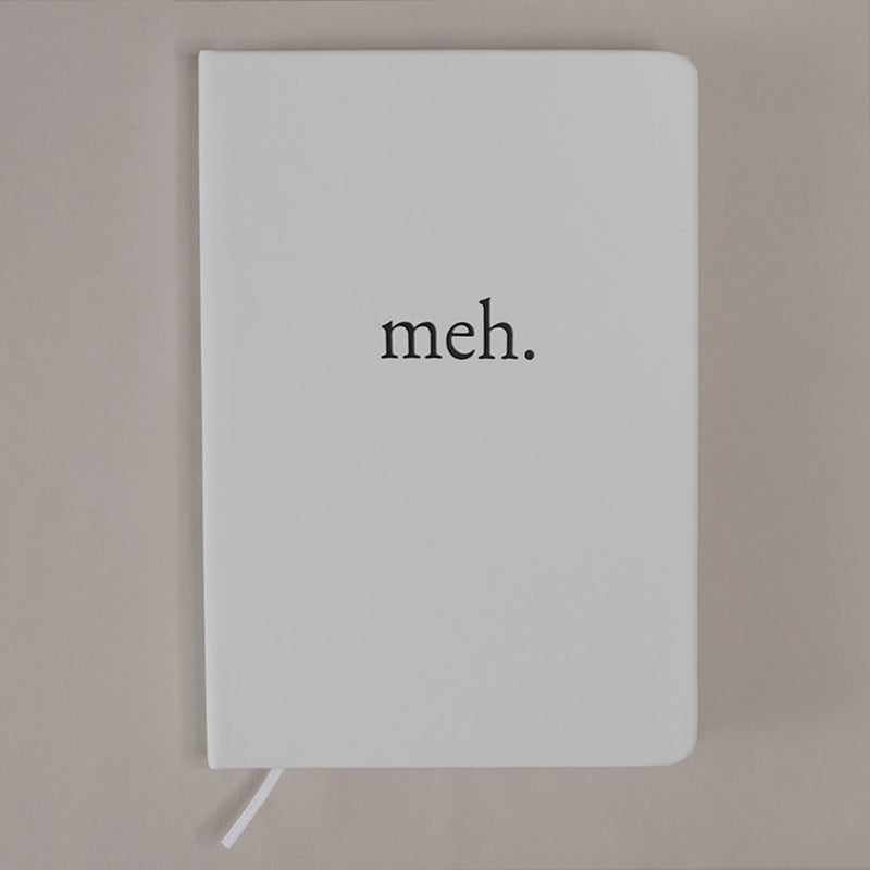 Notizbuch Meh Weiß A5