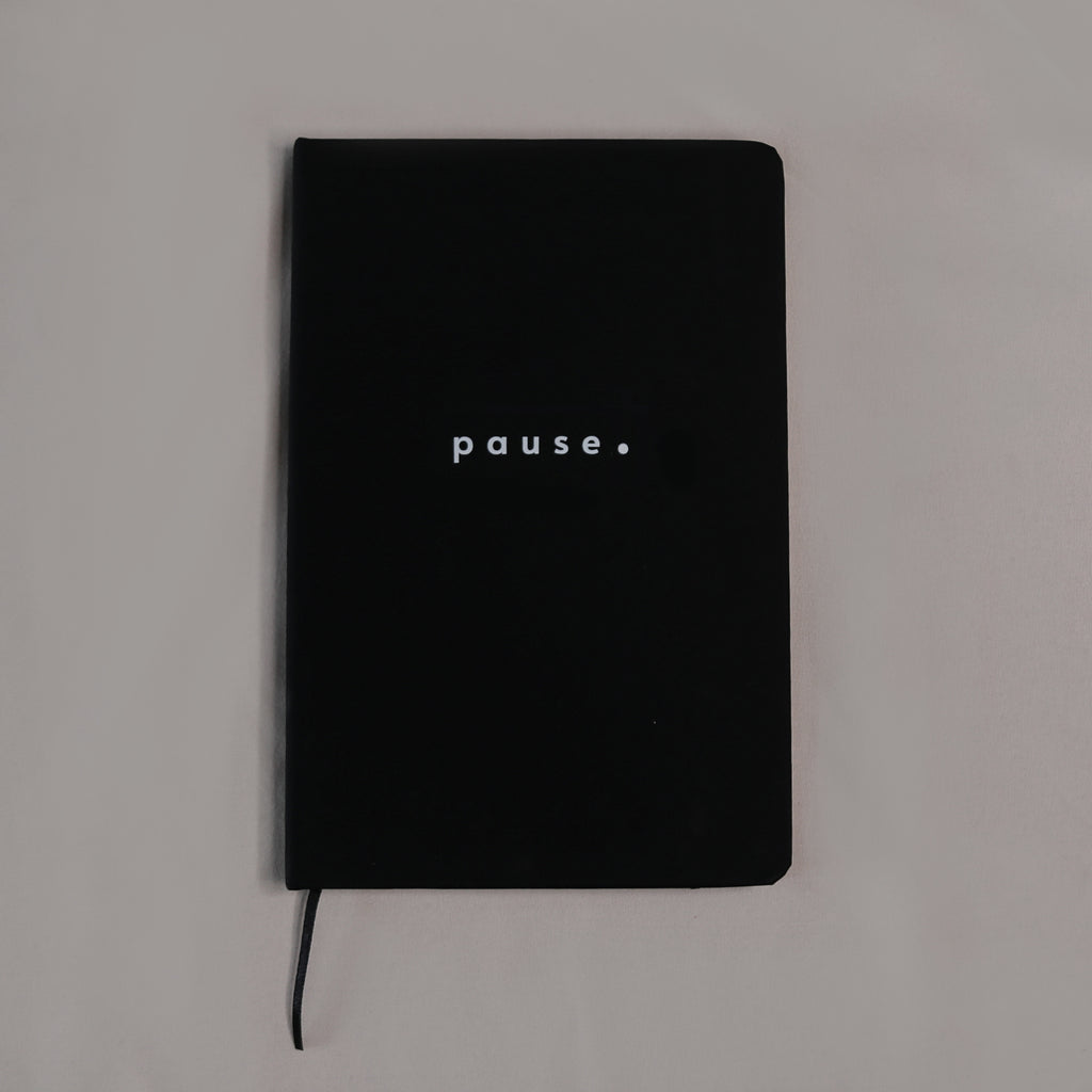 Notizbuch Pause Schwarz A5