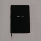 Notizbuch Pause Schwarz A5