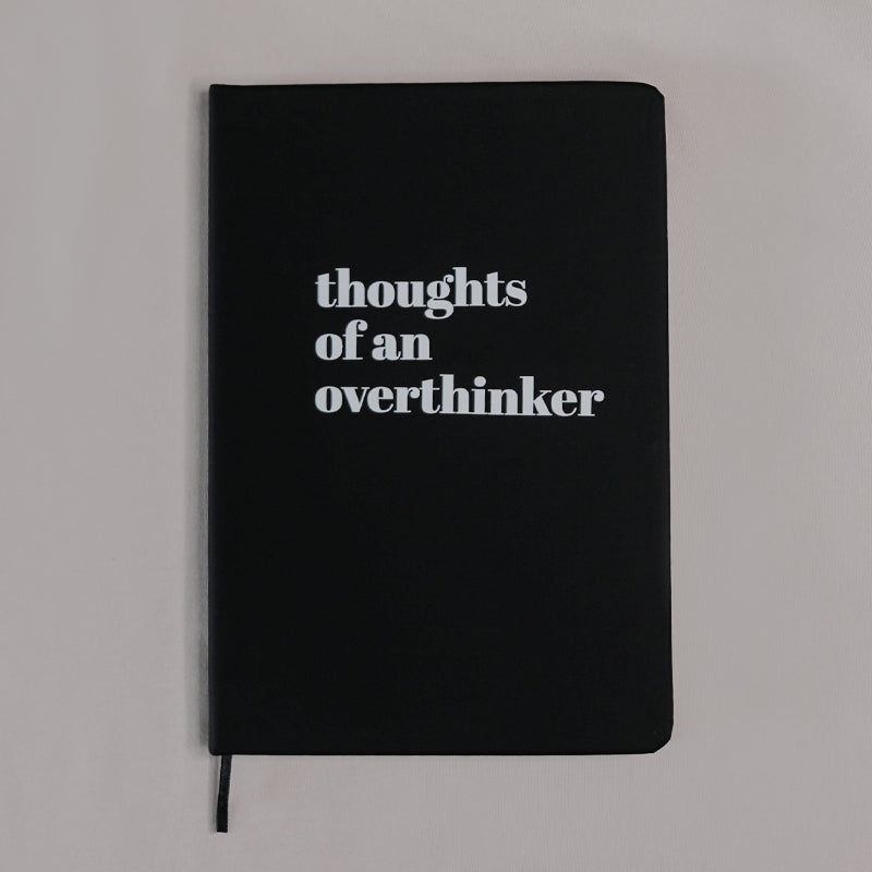 Notizbuch Overthinker Schwarz