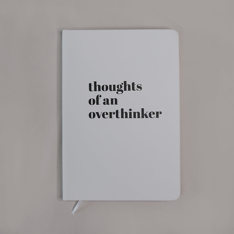 Notizbuch Overthinker Weiß