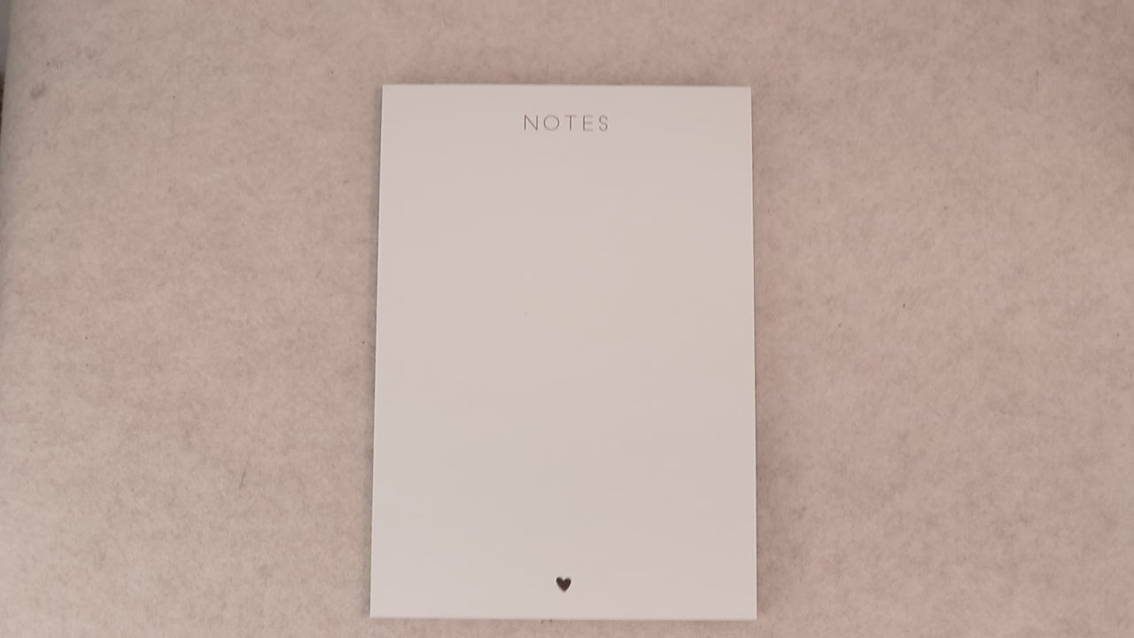Love Notizblock A5 Handgemacht